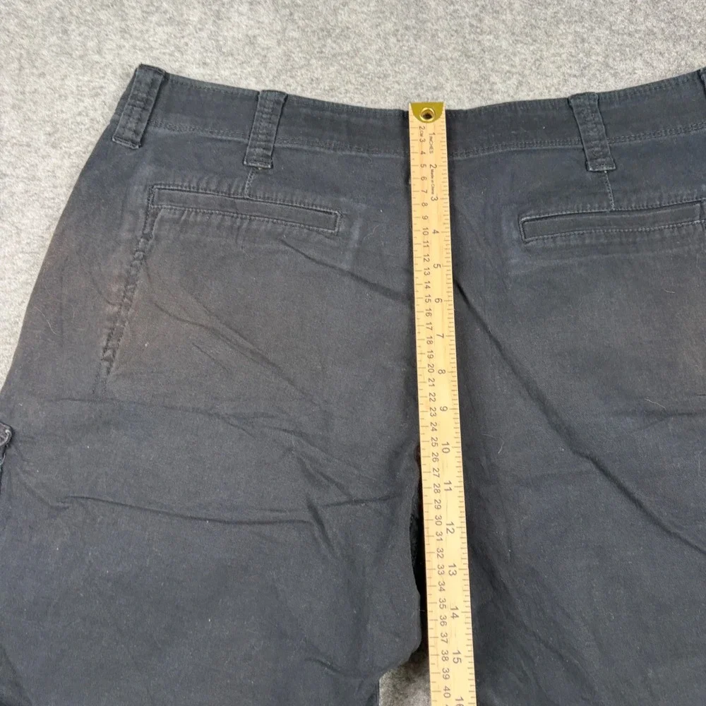 Wrangler Cargo Shorts Mens 36 Black Relaxed Fit Outdoors Workwear Five Pocket‎